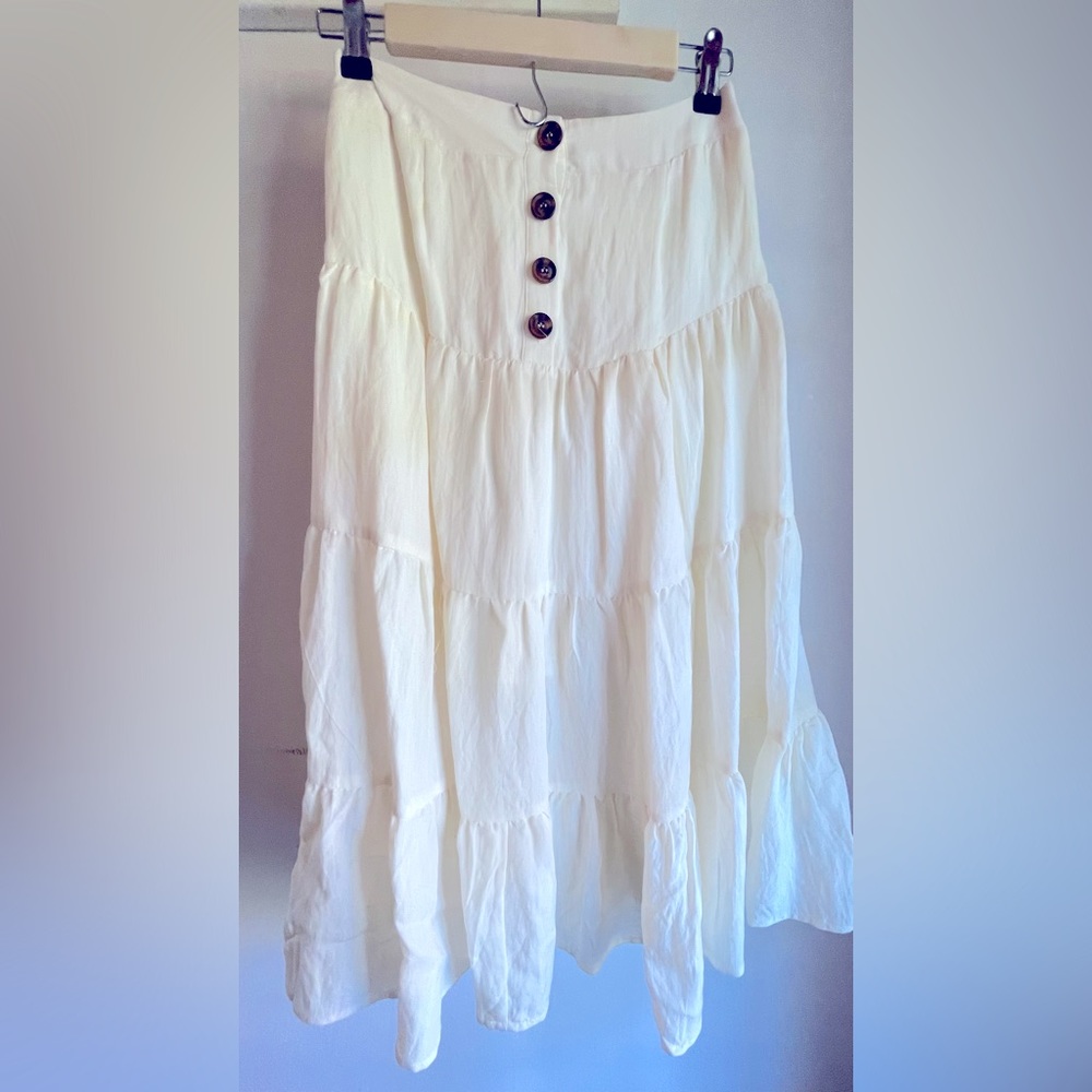 Off white DownEast Tiered Skirt